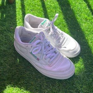 Reebok White Club C Athletic US 6